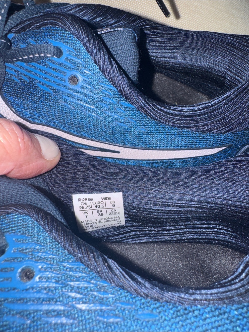 ASICS Women's Gel-Nimbus 24 Navy & Pink Running Sneakers - Picture 7 of 9